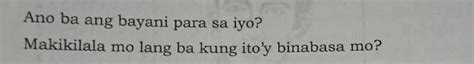 Makikilalao Lang Ba Kung Itoy Binabasa Mo Yung Sa Pangalawa Lang Po