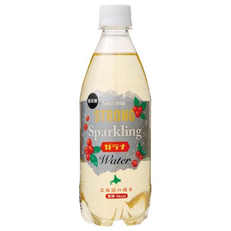 セイコーマート Secoma ストロングスパークリングガラナ 500ml 24本 セコマ ガラナ 炭酸水 無糖 箱買い