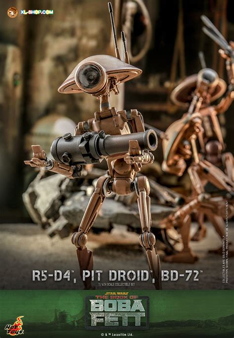 Hot Toys TMS086 Star Wars The Book Of Boba Fett 1 6th Scale R5 D4 Pit Droid BD 72