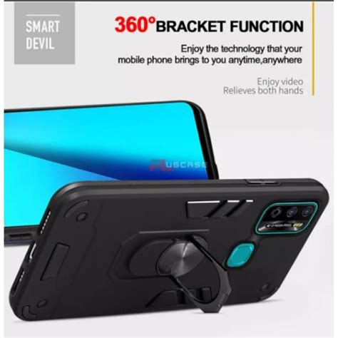 Infinix Hot Shockproof Armor Cover Magnetism Holder Back Clip Phone Case Daraz Pk