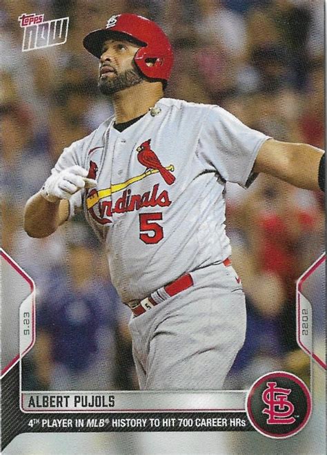 2022 Topps Now 951 Albert Pujols Trading Card Database