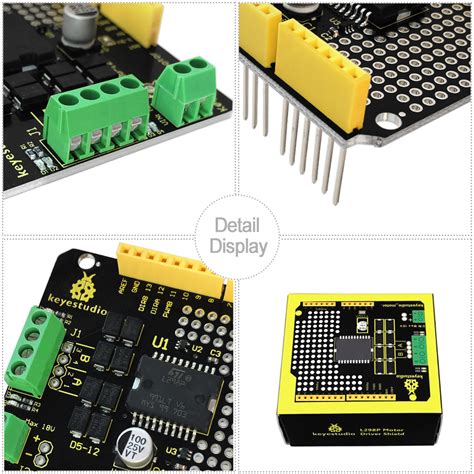 Ks Shield L P A High Current Dual Dc Motor Driver Module Shield