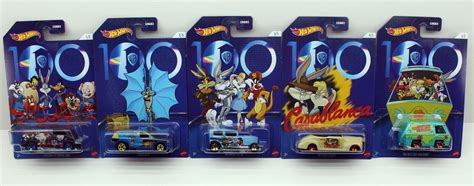 Set Of Hot Wheels Warner Brothers Th Anniversary Wb Mystery Machine