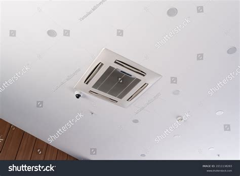 Modern Ceiling Cassette Air Conditioning System Stock Photo 2211138283