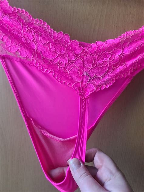 Well Worn Hot Pink Thong Etsy UK