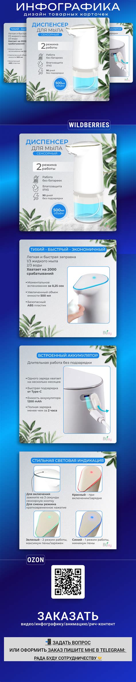 Карточка товара озон / ozon (Инфографика, ВБ, обложка) :: Behance