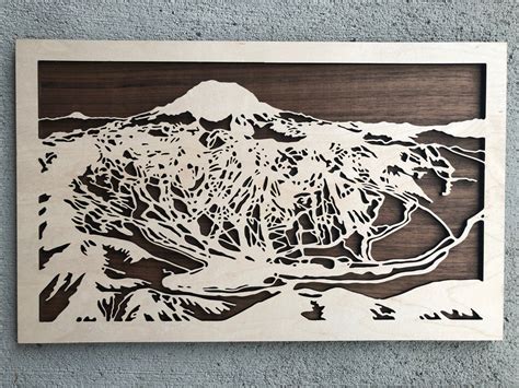 Crystal Mountain Trail Map Crystal Mountain Art Crystal Mountain