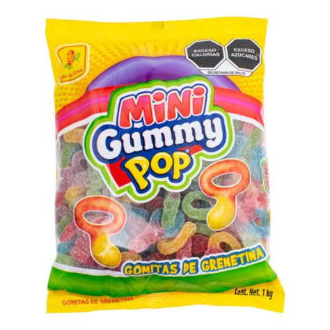 De La Rosa Gomitas Gummy Pop Mini Bolsa Con Kilo Caja Con Bolsas