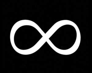 Знак бесконечности | Infinity symbol, Stickers, Symbols
