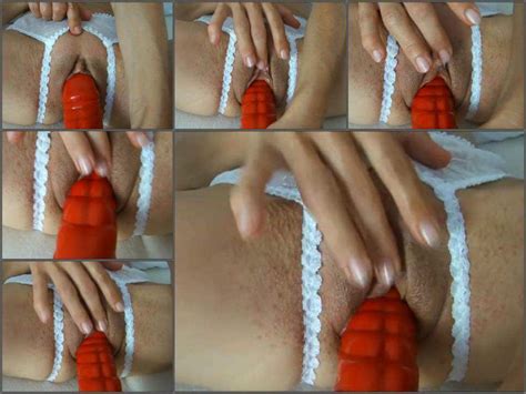 Long Skinny Dildo Giant Bad Dragon Dildo Penetration In Wifes Pussy Closeup