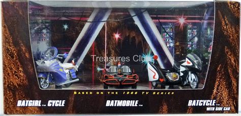 Hot Wheels Batman Batgirl Cycle Batmobile Jatcycle Comiccon P New