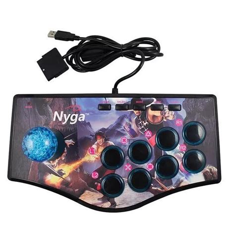 Nygacn Game Arcade Controller Usb Rocker Joystick Gamepad Fighting