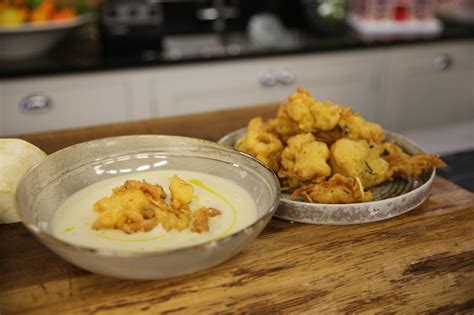 Celeriac Soup With Choux Fritters James Martin Chef