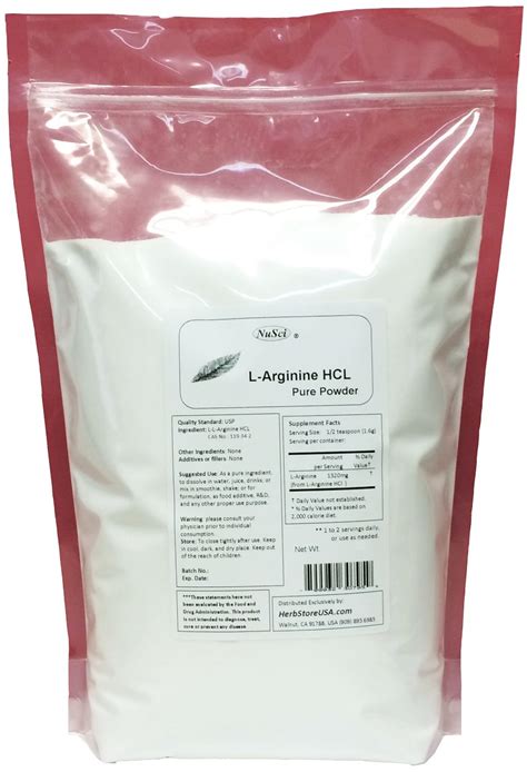 Buy Bulk L-Arginine HCL Powder | Pure Form | Better Taste |USP