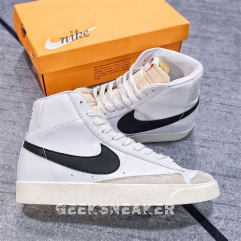 Mua Giày Nike Blazer Mid 77 Vintage White Black BQ6806 100 giá rẻ