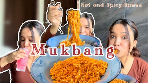 Hot Spicy Chicken Ramen ASMR Mukbang Vlog YouTube