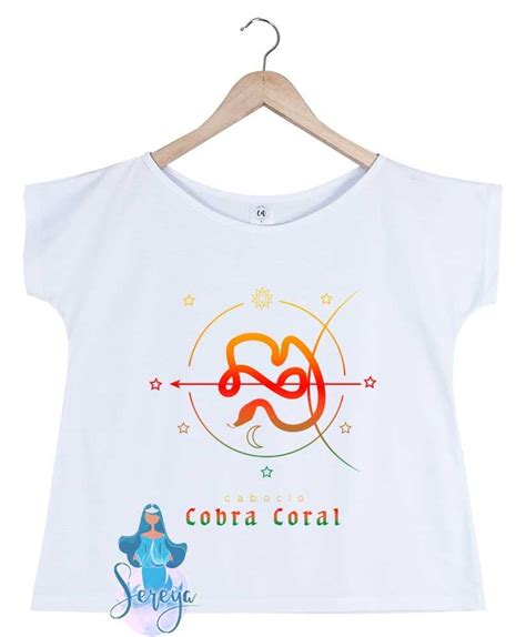 Comprar Camiseta Caboclo Cobra Coral Minimalista Sereya Camisetas