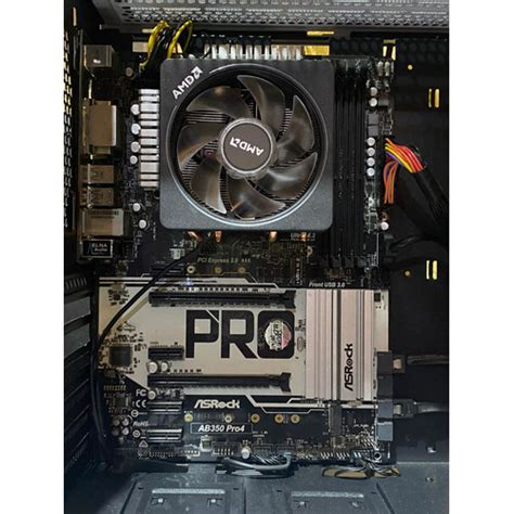 Jual Paket Ryzen 7 1700x Motherboard Asrock Ab350 Pro4 Amd Wraith
