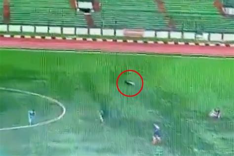 Soccer player struck by lightning, killed during game in shocking video