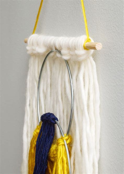 How To Make Yarn Tassels Easy Wall Hanging