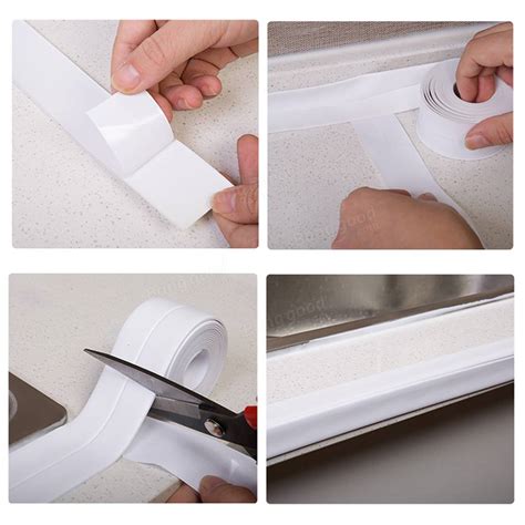 Гидроизоляционная бордюрная лента для ванной - как правильно приклеить