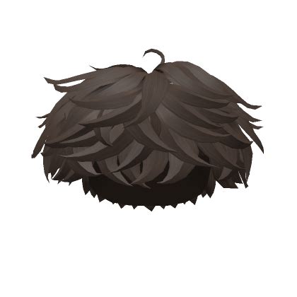 Super Messy Fluffy Hair Brown Brunette Roblox
