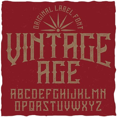 Vintage Typeface Rodenmachine