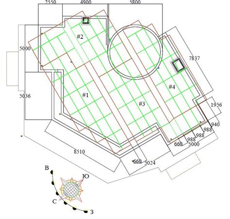 The layout of solar panels on the rooftop | Download Scientific Diagram