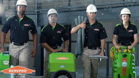 Servpro Commercial Water Damage Restoration Servpro Of Port Jefferson