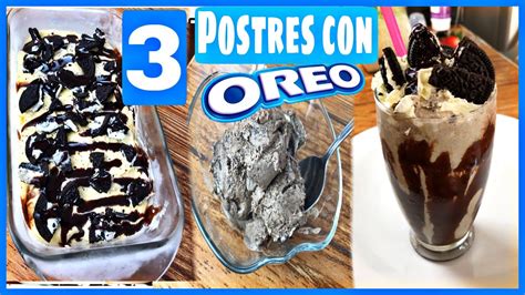 Arriba Imagen Recetas Con Galletas Oreo Faciles Abzlocal Mx