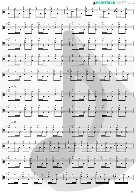 Partitura para Bateria Give It Away Red Hot Chili Peppers download grátis em PDF partiturademusica