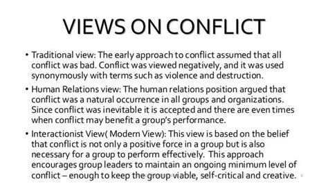 Conflict