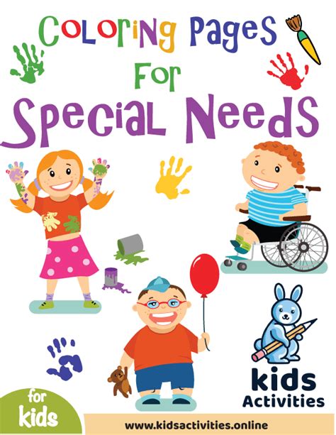 Free Coloring Pages for Special Needs Kids | Printable PDF
