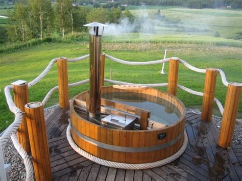 Best Wood Fired Hot Tubs Images On Pinterest Decks Outdoor Baths And Relaxer