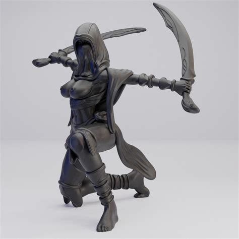 Hot Goblin バトルローグガール ヌード ミニチュア ホットゴブリン