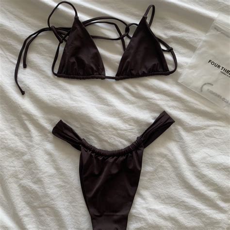 437 Swim Piper Bikini Top Aaliyah Bottoms Small Depop