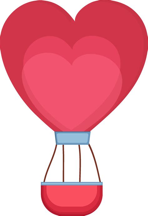 Creative Heart Shaped Hot Air Balloon 24925563 Vector Art At Vecteezy