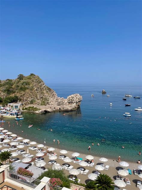 Sicily Vacation Taormina Beach Italian Beach European Beach Hotel View Sicily Beach