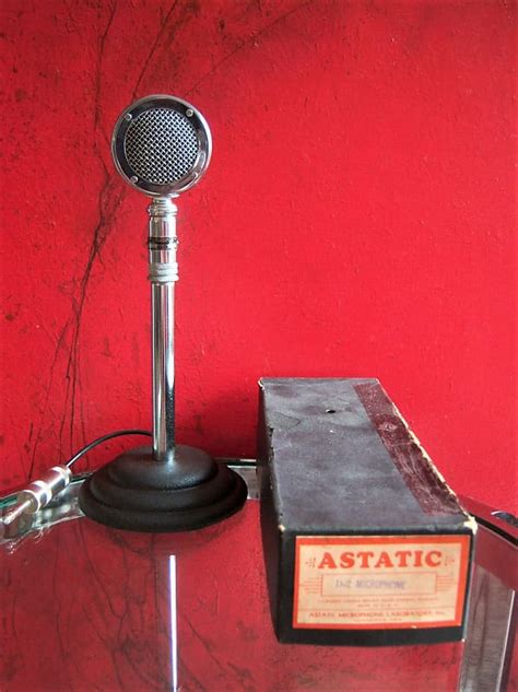 Vintage RARE 1930 S Astatic D2 Crystal Chrome Reverb Deutschland