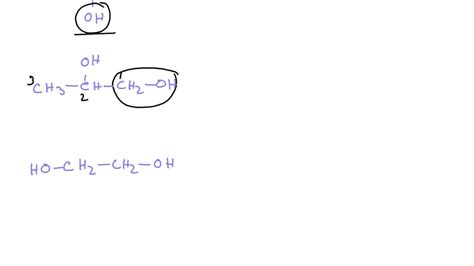 Solved Name These Organic Compounds They Are All Alcohols The First