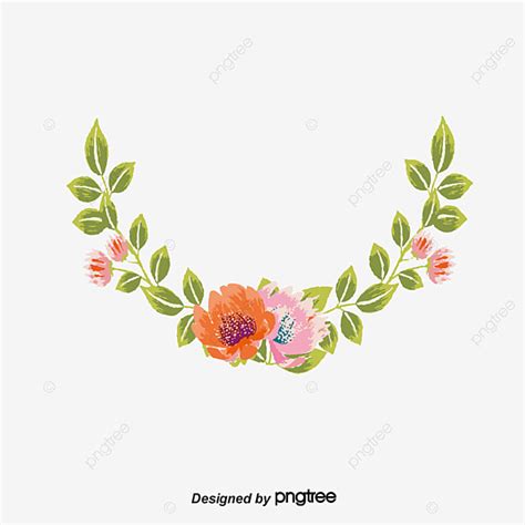 장미 화관 그린 로즈 주위에 싹 Png 일러스트 및 벡터 에 대한 무료 다운로드 Pngtree