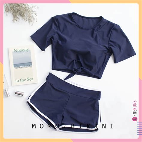 Bộ Đồ Bơi Đi Tắm Biển Nữ Bikini Mảnh Set Áo Bra Và Quần Lót AN II Annerun Việt Nam