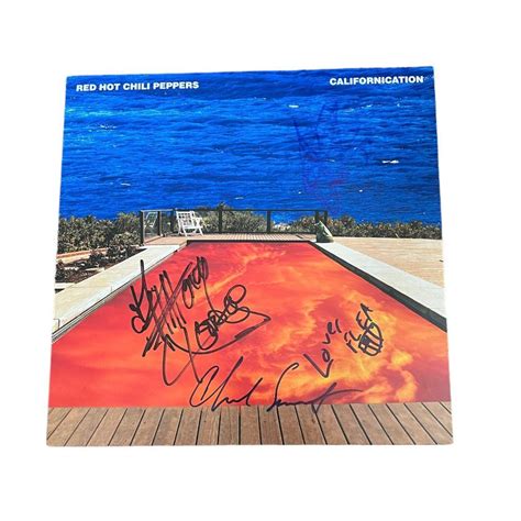 At Auction Rhcp Red Hot Chili Peppers Signed Californication Vinyl Lp