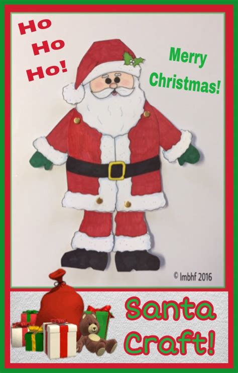 Happy Santa Craft - A fun Christmas craft for the kids!