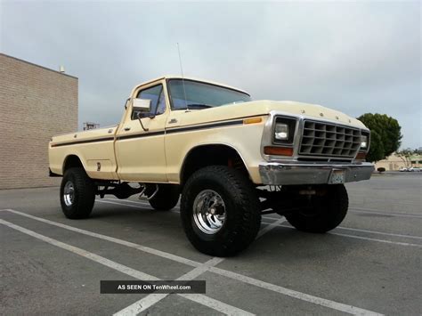 1979 Ford F150 4x4 Custom 351 V8 Rust 4 Inch Lift Automatic 4wd 79 F - 150