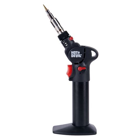 Hot Devil HD909 3 In 1 Butane Blow Torch Soldering Iron With Rotating