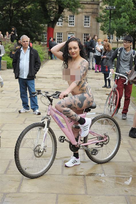 Manchester Uk Th June Cyclists In The World Naked Bike Ride Hot Sex