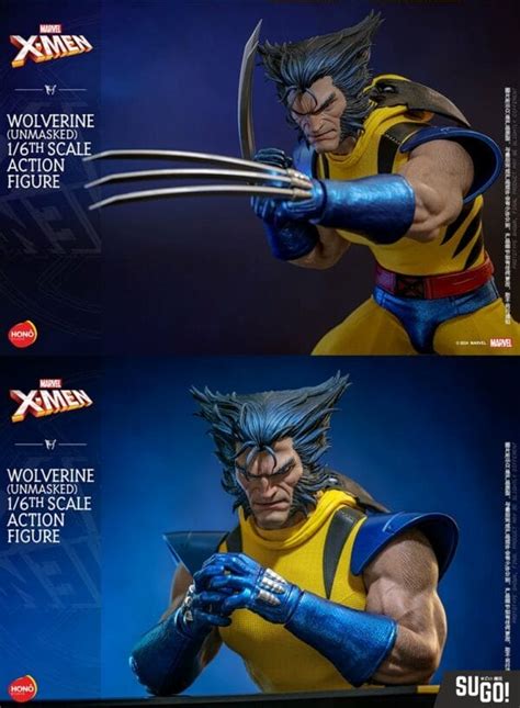 Hot Toys Hono Studio X Men Wolverine Unmasked Version HS06 1 6 Scale Action Figure Sugo Toys