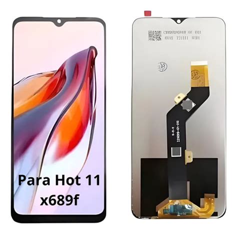 Tela Display Touch X F Compat Vel Infinix Hot S Aro Preto