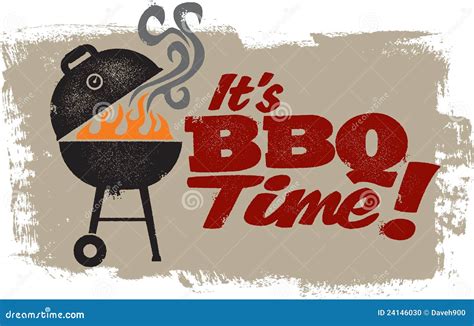 Barbeque Grilling Time Stock Vector Illustration Of Beef 24146030